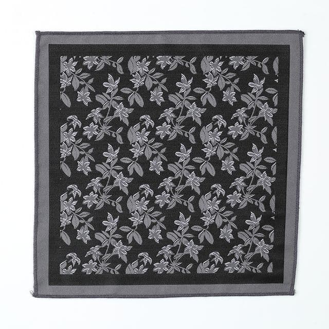 پوشت مشکی طوسی طرح گل
